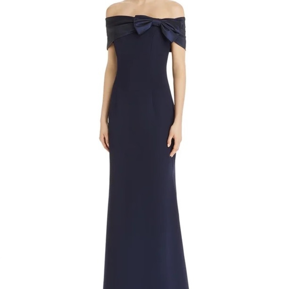 Eliza K Navy Bow Gown